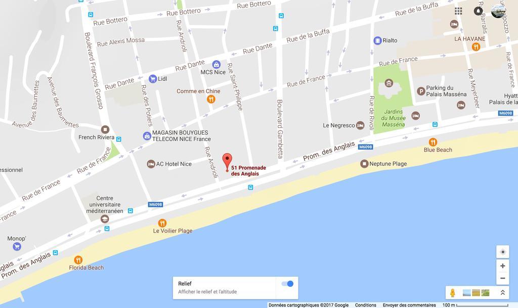 Nice Beach - Promenade Des Anglais Kültér fotó